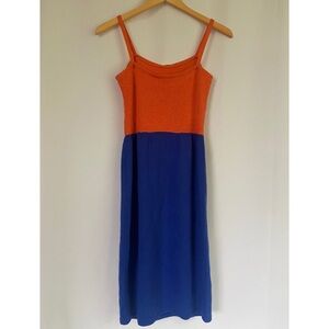 ST JOHN by MARIE GRAY COLOR BLOCK VINTAGE 80’s DRESS.